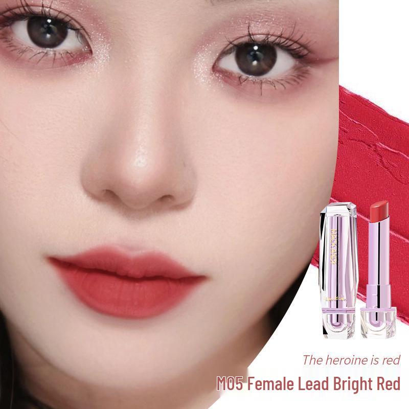 MAC Andy Light Kiss Mist Бархатная Матовая Помада - Нелипкая, Стойкая, Осветляющий Белый Бальзам