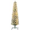 Christmas Tree 180 cm, LED Light Chain, Artificial, Flame-Retardant, Metal Base, Green