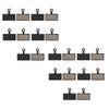 10Pair SemiMetallic Bicycles Bikes Disc Brake Pad Low Noise Mountain Bikes Brake Pad Quiet Cyclings Brake Pad