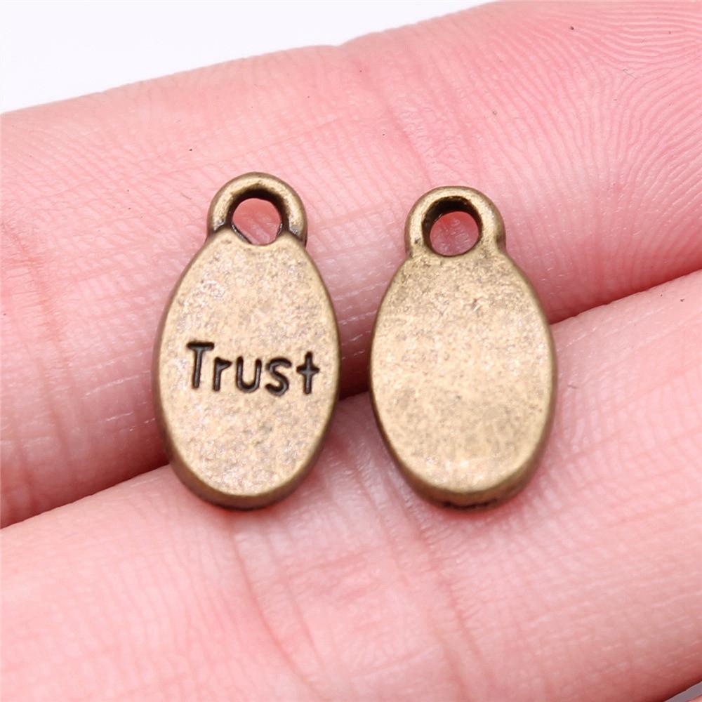 Charms Rectangle Tags Badges Friendship Pendants Minimalist Jewelry Components QC104