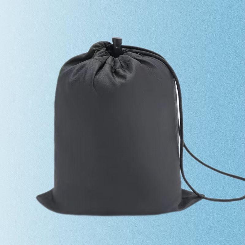 

210D Полиэстер Оксфорд Мешок на шнурке для путешествий и хранения обуви Пылезащитный 20cm x 10cm чёрный