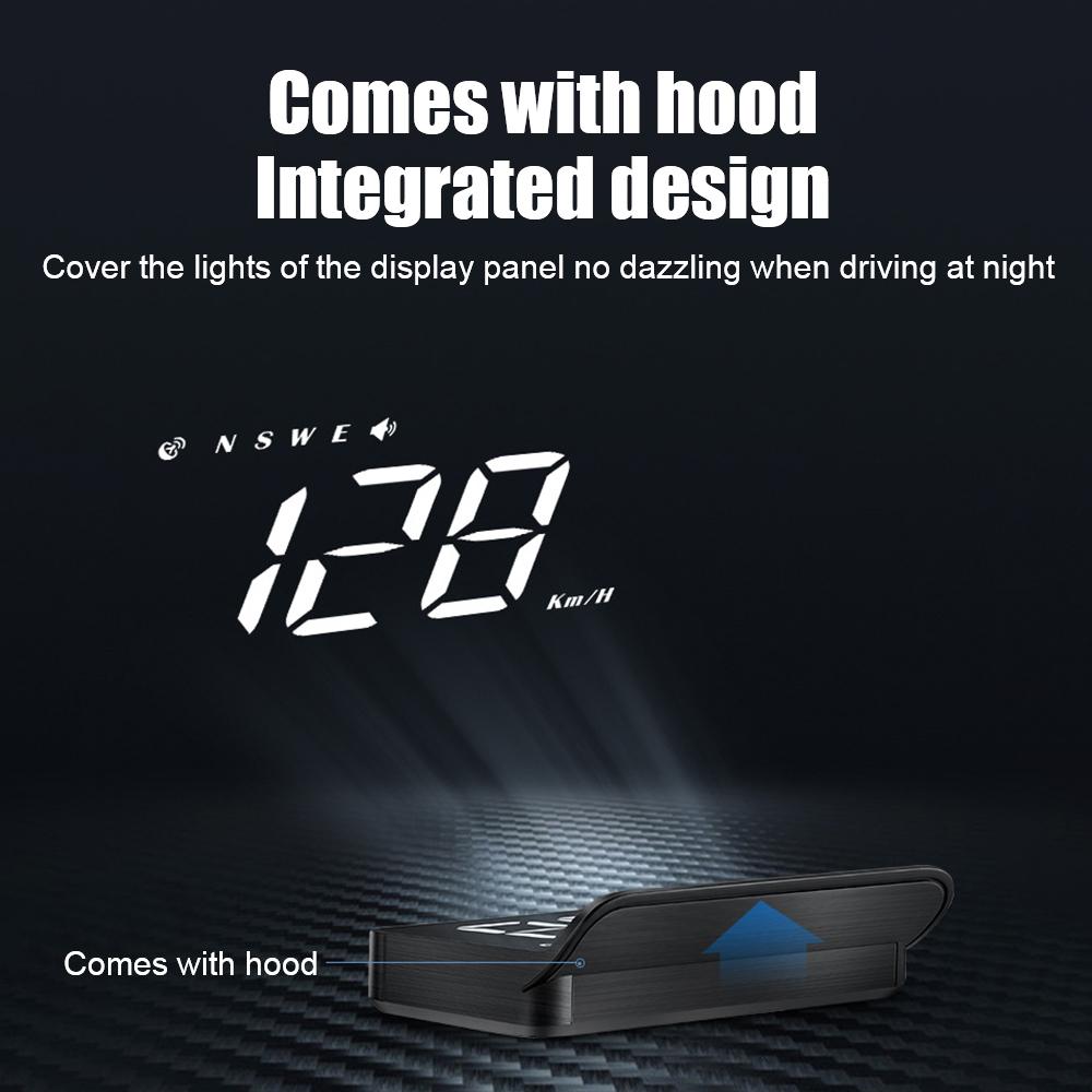 Car Electronic Accessories Car Head Up Display On-board Computer Windshield Projector Speeding Alarm System Projector M1 GPS HUD