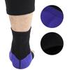 1Pc Ankle Sprain Support Bandage Sport Basketball Knitted Injury Protector Brace(L)