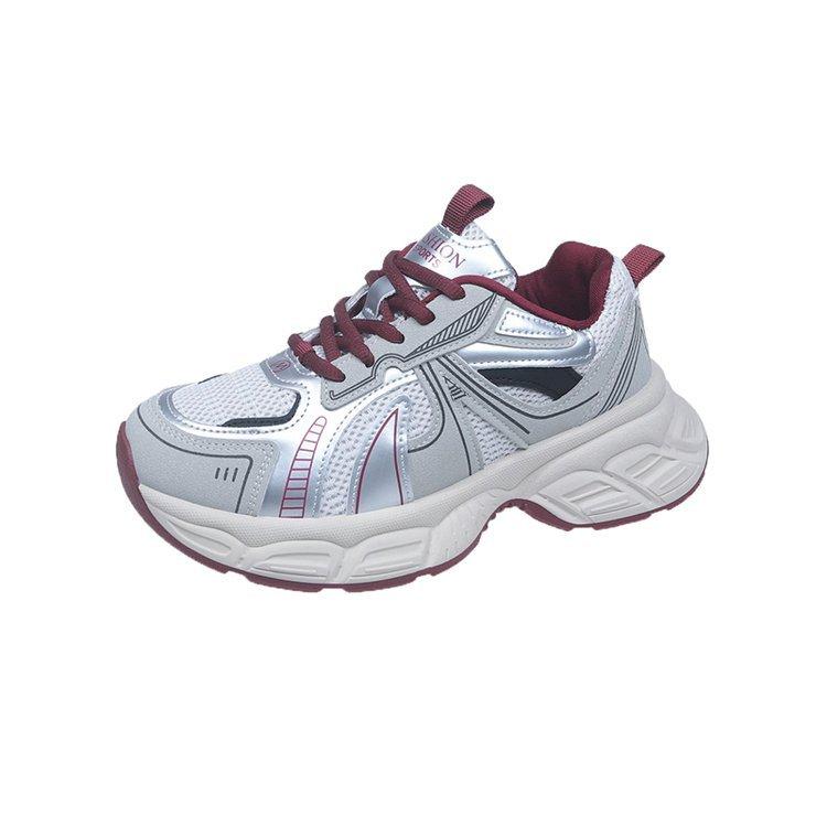 [Yushilai] College style thick-soled muffin dad shoes women's 2025 spring new fashion casual versatile single shoes