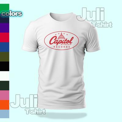 Capitol Records Företagslogotyp rolig t-shirt Storlek S-5XL USA Unisex T-shirt