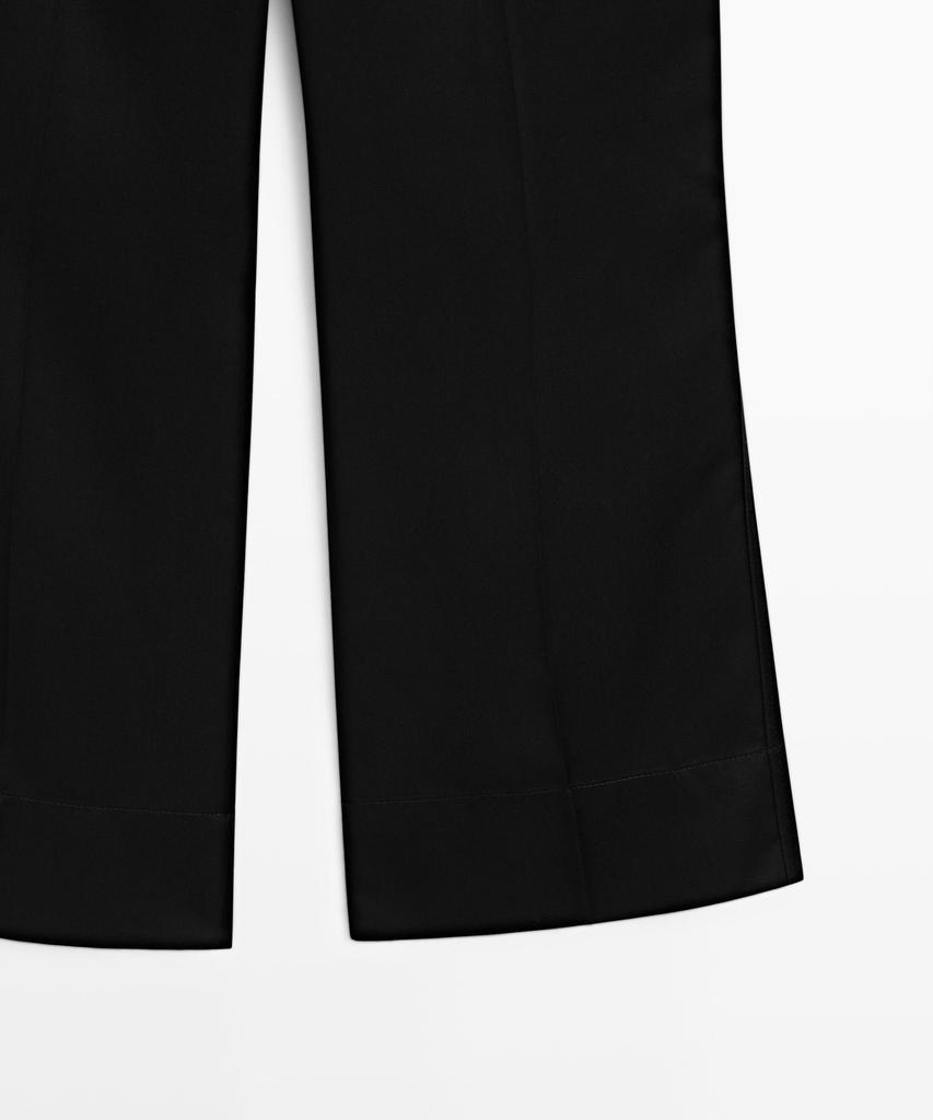 Masimodutti Crop Flare Pants