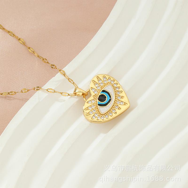 

Ожерелье Глаз Дьявола Женское Личность Ветер Тренд Темперамент Подвеска-глаз Изысканное Ожерелье