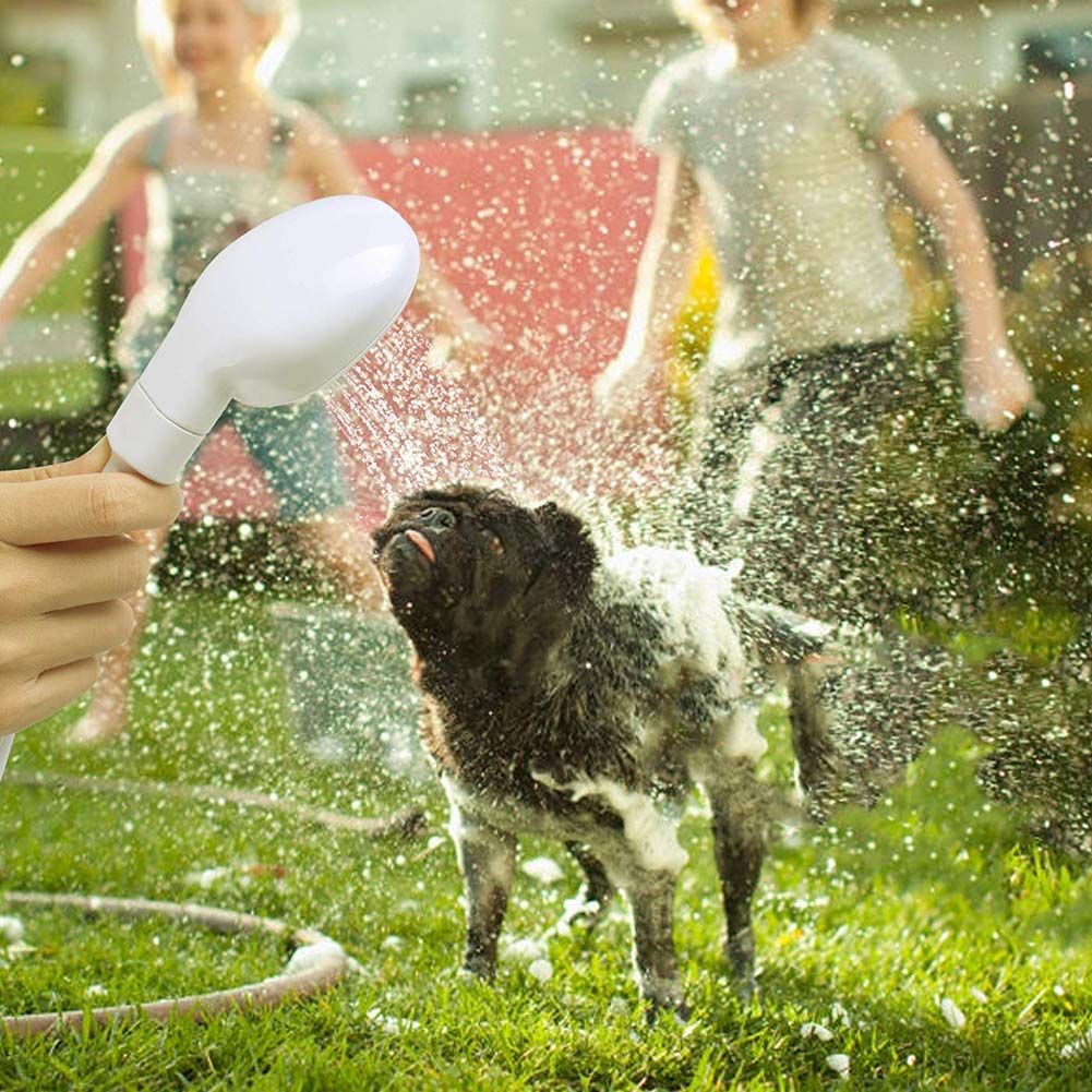 Pet Shower Sprayer Slip On Hose Portable Shower Head Dog Sprayer for Tub Faucet