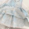Baby Girl Spring Romper Princess Bodysuit Dress Set for Crawling
