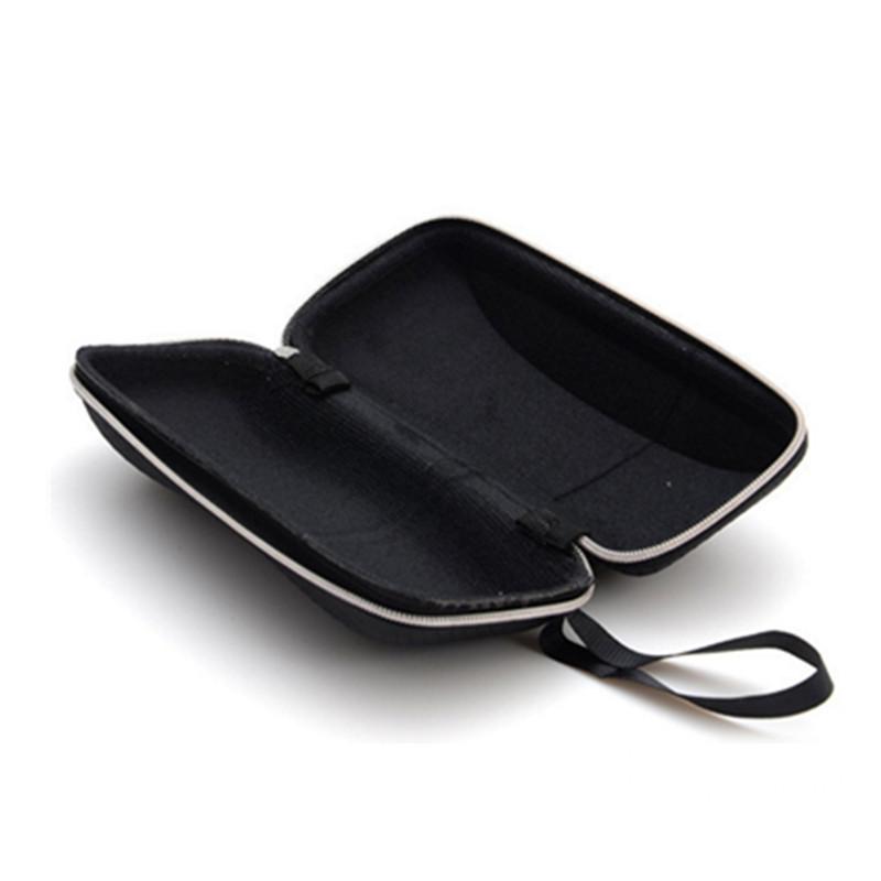 1PC Sunglasses Case Cover With Lanyard Zipper Women Men Portable Eyewear Cases Travel Hard Protective Shell Eyeglasses Box