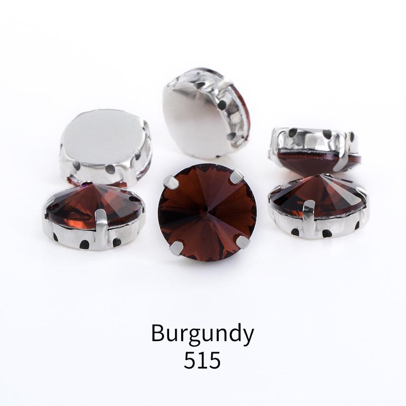 Kulaté korálky 18mm knoflíky, skleněný kámen se stříbrnými drápy, našívací kamínky, krystaly, štrasové diamanty pro vyšívání oděvů