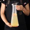 1,4L Acryl Transparente Saftflasche Transparente Saftflasche Wasserkrug Saftkrug mit Deckel