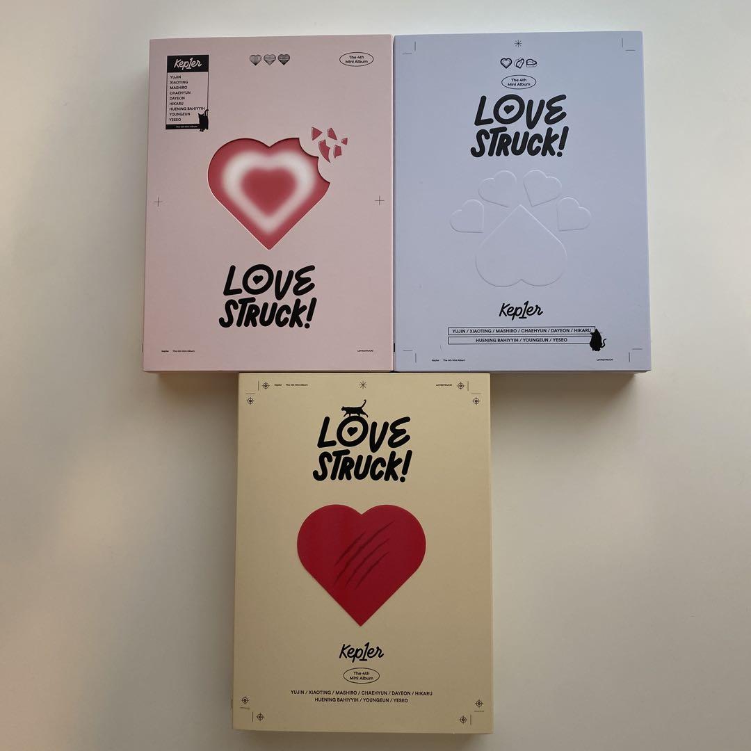 

[USED] Kep1er LOVE STRUCK! CD set