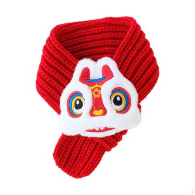 Cat Knitted Scarf Pet Year Accessories Supplies Washable Puppy Neck Warmer