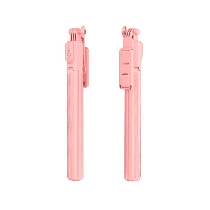 Z7 Portable 1.7m Handheld Selfie Stick Tripod with Fill Light for Live Streaming