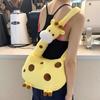 Girl Cute Giraffe Crossbody Bag  Female Cartoon Animal Plush Doll Shoulder Bag