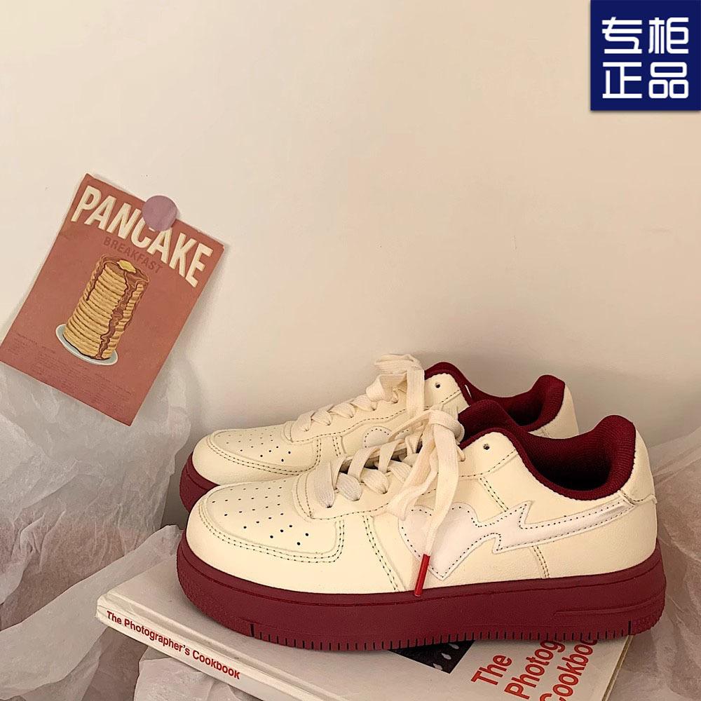 Denim Blue Board Shoes Women's Spring and Autumn New Platform Casual Versatile Niche Original Bread Shoes