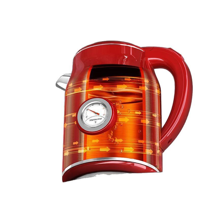 German Retro Electric Kettle with Anti-Scald Design, Constant Temperature Control, and Built-In Thermometer