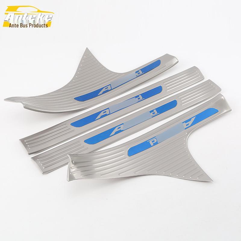 Fits 18 Models: 10th-Gen Accord Door Sill & Bumper Trunk Welcome Pedal Trim