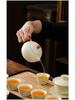Elegant Ru Kiln Tea Set for Home or Office - Customizable with Logo, Perfect for Gifts