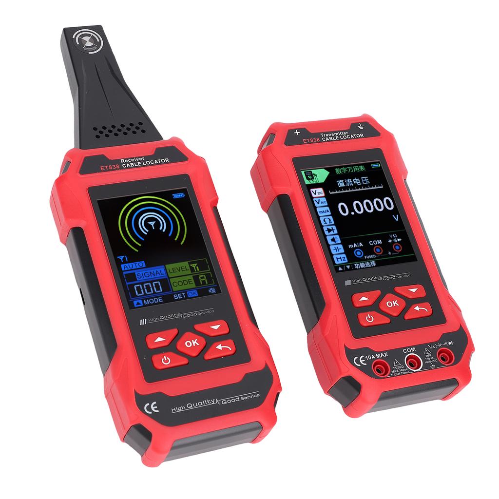 3 in 1 Cable Locator, Multimeter, and Network Cable Tester with AC DC Voltage Measurement, Breakpoint Short Circuit