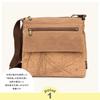 Creare Kiki Women's Shoulder Bag, Lightweight, Crossbody, Made In Japan, Persimmon Tannin Dyed, Kimono Style, Yamaboshi Design, Multiple Pockets,