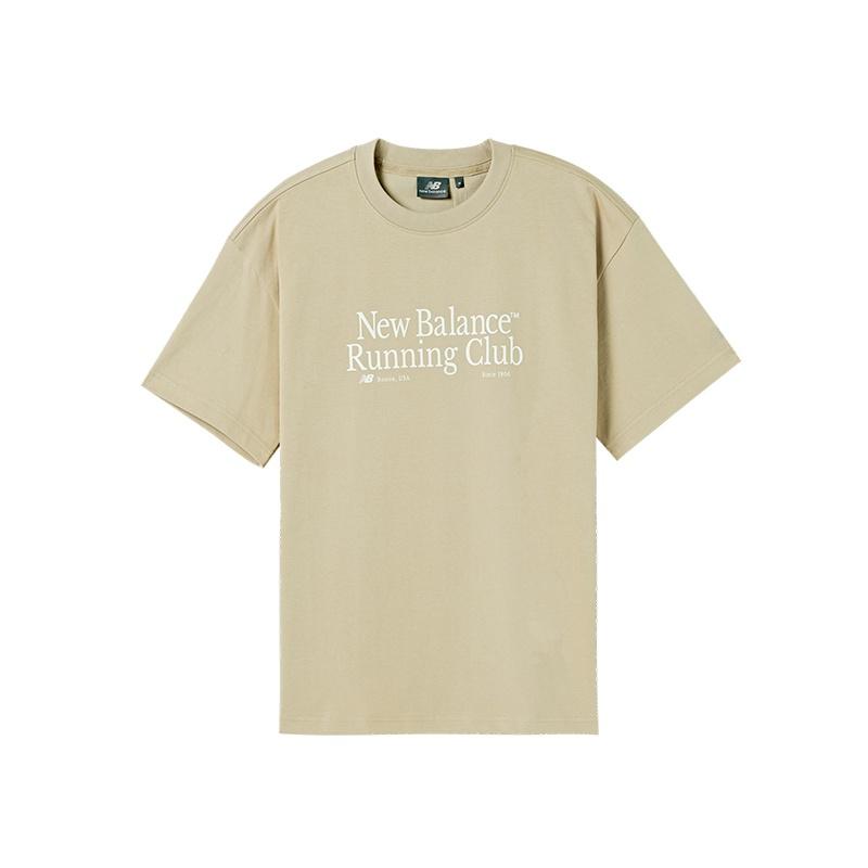 New Balance T Shirt Unisex Khaki NEE11251-BEI L
