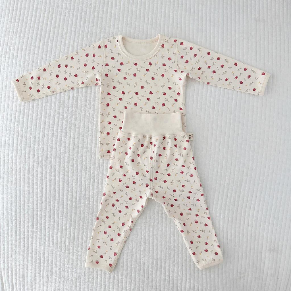 25 New Autumn/Winter Baby High Waist Cotton Underwear Set - Protect Belly Slim Fit Homewear Pants