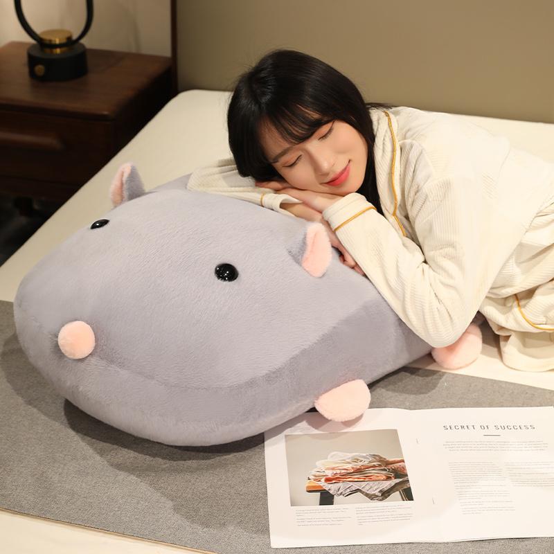 45/60/80cm Lifelike Mouse Plush Throw Pillow Big Size Creative Rat Plush Pillow Sleep Companion Sofa Cushion Kid Birthyday Gift