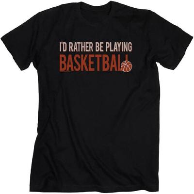 Ich würde lieber Basketball spielen T-Shirt _ Basketball T-Shirts von ChalkTalk Sports _ Mehrere Farben _ Größen für Jugendliche und Erwachsene