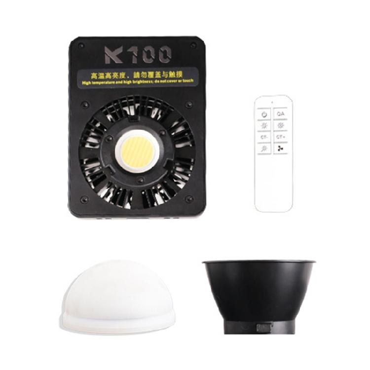 

100W Professional Outdoor Photography Light Handheld Studio Video Lighting 2800-6800K Color Ranges Compactly Design чёрный