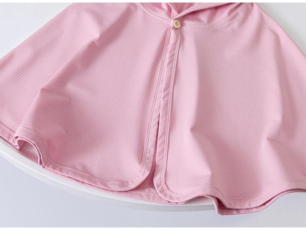 Baby Summer Hooded UV Protection Cape - Lightweight Sunblock Shirt for Kids