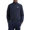 Emporio Armani EA7 Solid Color Stand Collar Zipper Logo Long Sleeve Jacket Men Jackets Navy-Blue 7M000424-AF13569-UB102