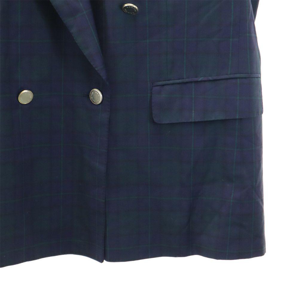 Lanvin 90s Wool Old Long Sleeve Tailored Jacket ST48-55 Navy System Men's Used