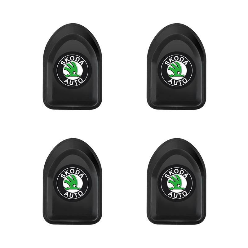 1/2/4PCS Mini Car Hooks USB Cable Headphone Key Storage Hooks Car Accessories for Skoda Octavia Enyaq Rapid Karoq Derivati Fabia Kodiaq Kamiq Superb