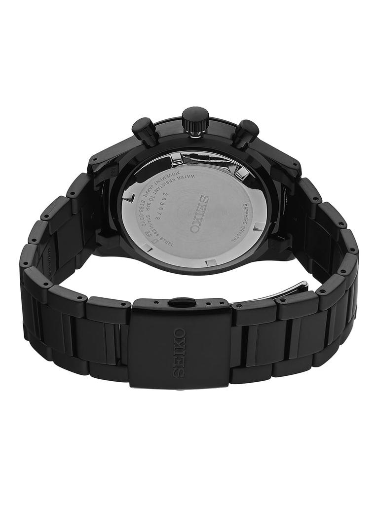 SEIKO WATCH Chronograph SSB415P1 Men's Black