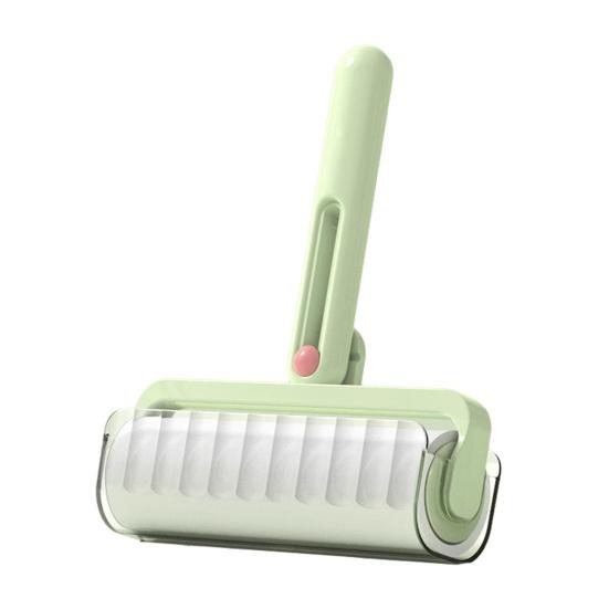 Lint Roller Ergonomic Non-Slip Foldable Handle Tear-off Sticky Sheets Reusable Lint Roller Cat Hair Remover Tool