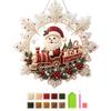 Funkelnde Schneeflocken Bastelprojekte Weihnachten Faux Perlen Malerei Sonnensammler Kunst-Set, Acryl Formbrett Perlen Bastelbedarf mit Spitzenrand, 3D