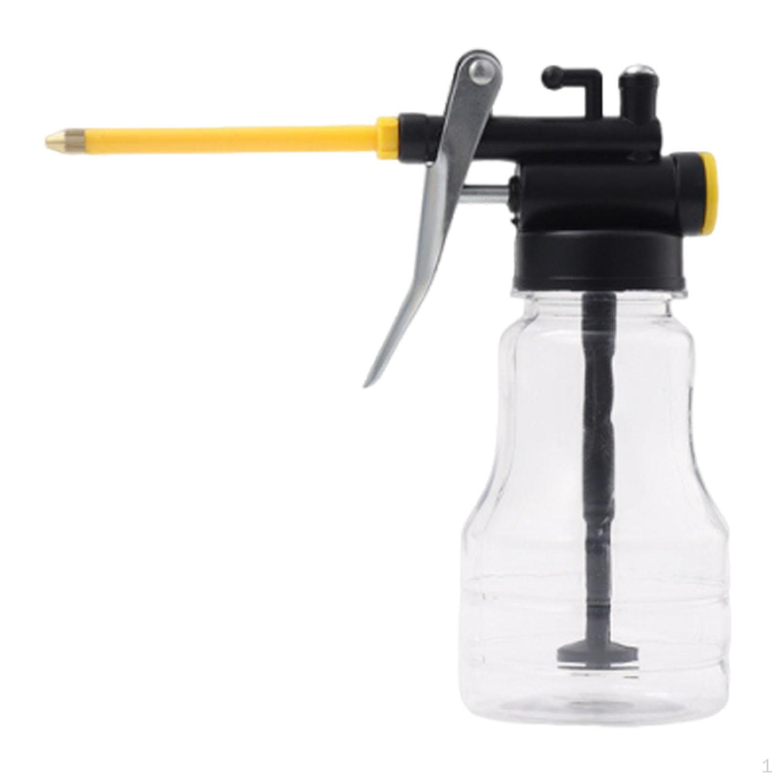 

Manual Oiler with Pump, Pourer, Portable And of Superior Quality. Black Hard Hose