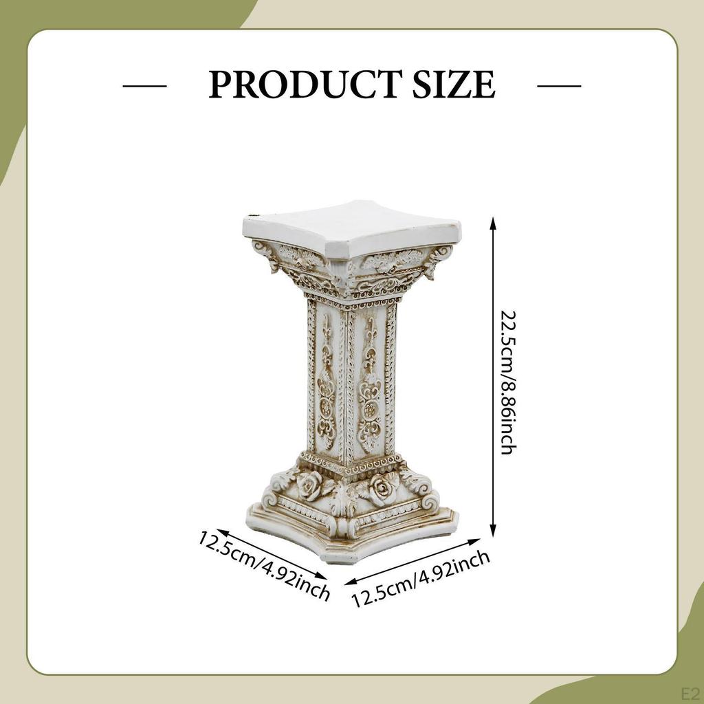 Roman Pillar Statue Figurine Ornament Decorative Column Sculpture for Event Displays