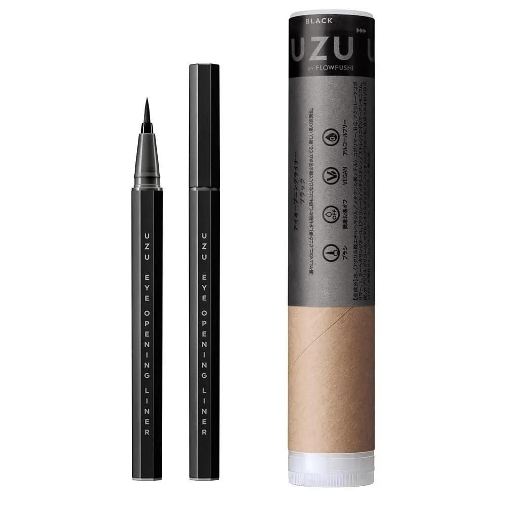

UZU Eye Opening Liner 1 Pack Black UZU Eye Opening Liner [Black/Bamboo Charcoal, Charcoal] Liquid