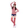 Halloween Smart Wally Where'sWally Anime Character Parent-Child Dress Up Costume