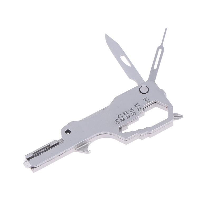 Multifunctional Folding Screwdriver Tool Keychain Portable Mini Emergency Repair Tools Home Use Outdoor Edc Multi-Tools