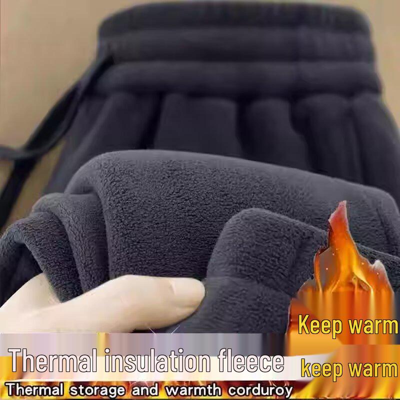 

Теплі двосторонні флісові штани-джогери для хлопчиків - Осінь/Зима, потовщені, вільного крою, для дітей 130cm