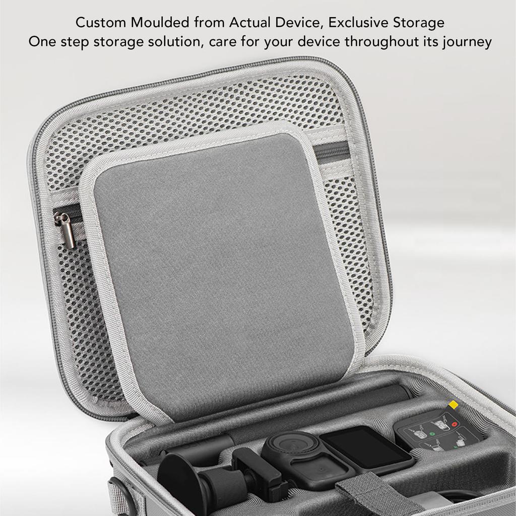 Carrying Case Fit for DJI Nano Action Camera Shock Proof Scratch Proof Water Proof Thumb Camera Travel Case with Shoulder Strap