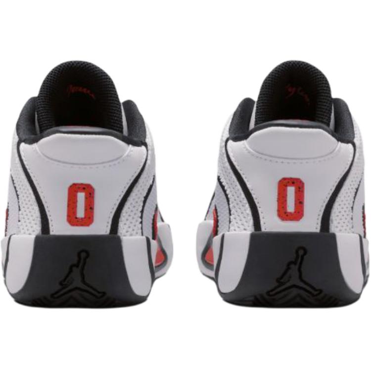 Air Jordan Tatum 4 PS Biela University Red Detské tenisky Čierna HQ4610-101