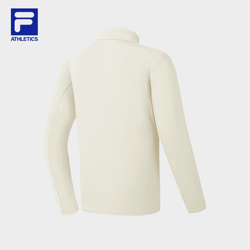 FILA Men's Fleece-Lined Half-Zip Knit Long Sleeve Top