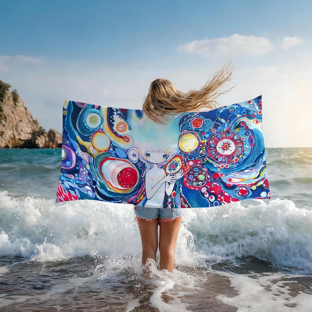 Japan Singer Kikuo Towel Quick Drying Beach Towels Are Suitable For Swimming Pools Camping Yoga And The Gym