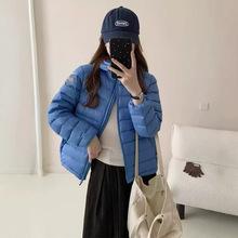 Autumn and winter new women's knitted hooded down jacket vest jacket casual versatile loose stacking vest