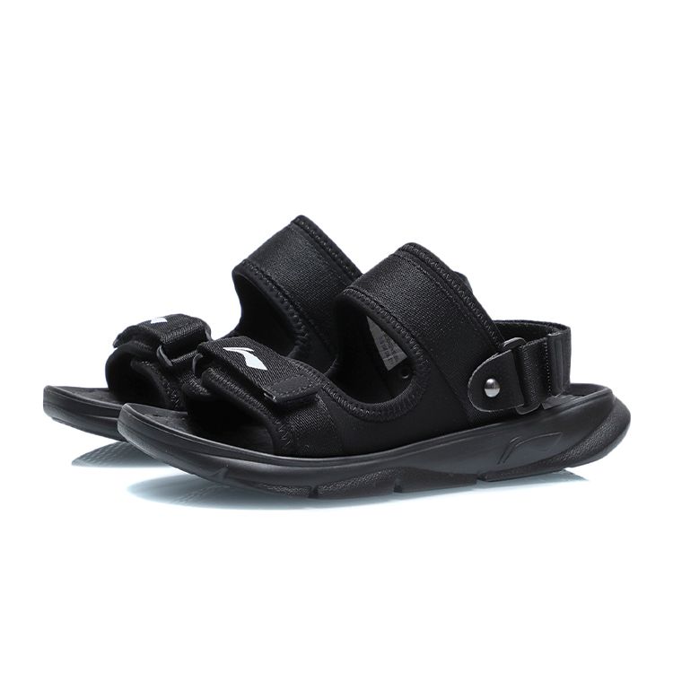 Li Ning Kids Cool 3.0 Durable Breathable Sandals Kids Sandals Black YKUR022-1